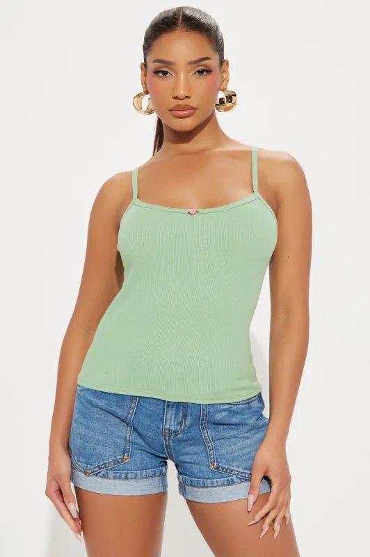 Cutest Of All Cami - Green sold by Fashion Nova
