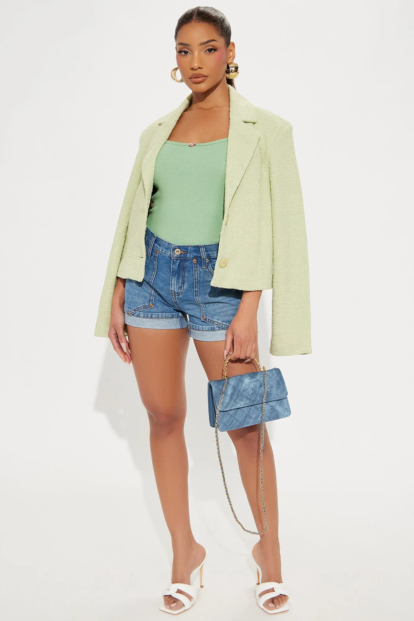 Cutest Of All Cami - Green sold by Fashion Nova product image thumbnail 3