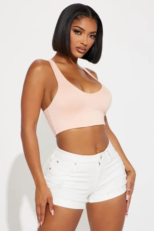 Paige Racer Back Top - Peach sold by Fashion Nova