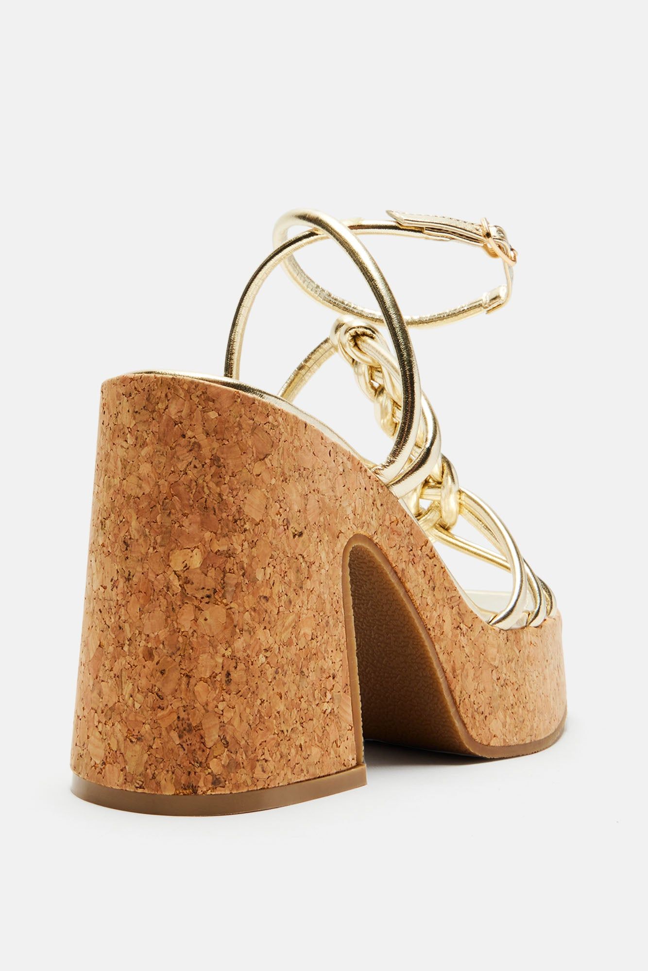 Never Let Me Go Heeled Sandals - Gold sold by Fashion Nova product image thumbnail 5