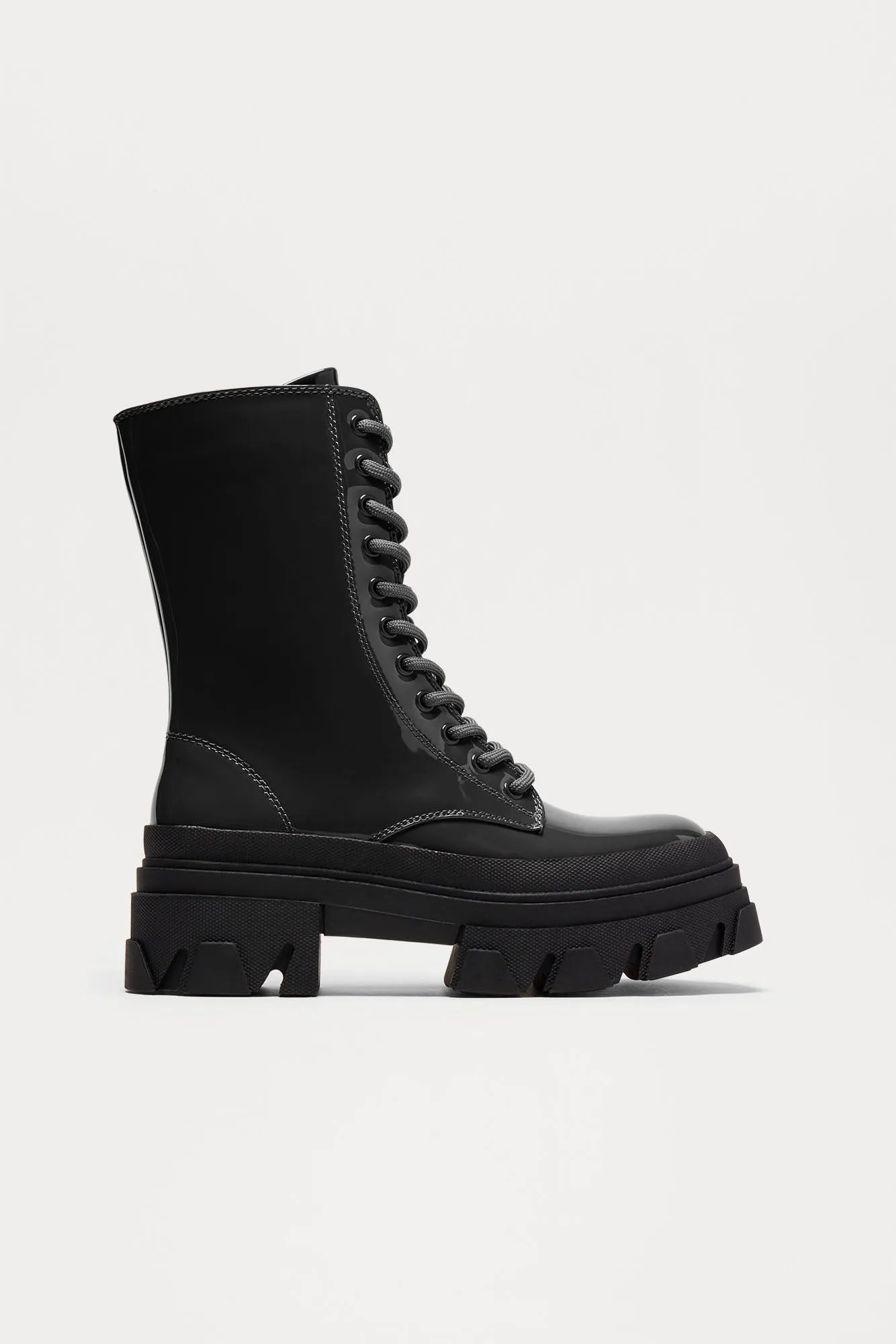 Sam Combat Boots - Black sold by Fashion Nova