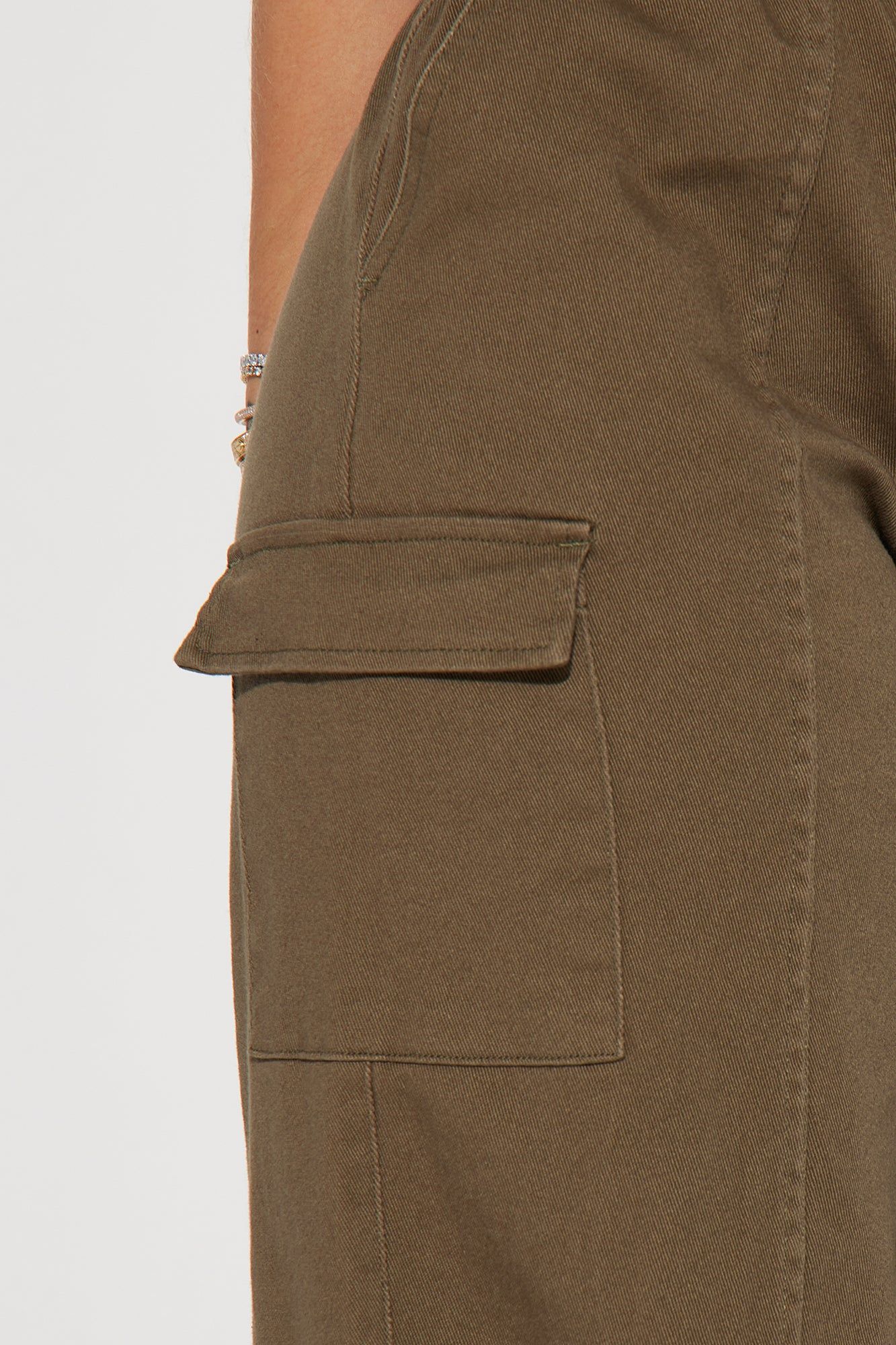 Nice to Meet You Cargo Pant - Olive sold by Fashion Nova product image thumbnail 3