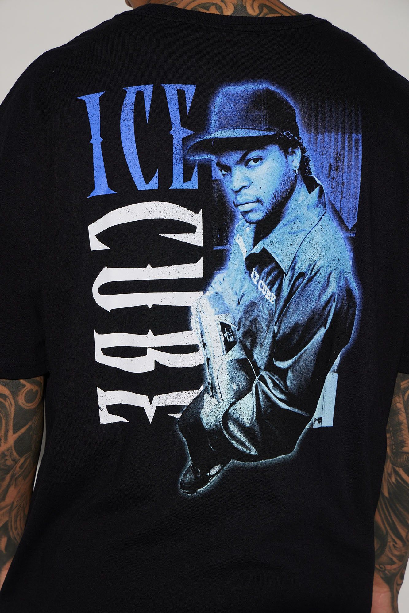 Ice Cube Gradient Oversized Short Sleeve Tee - Black sold by Fashion Nova product image thumbnail 5