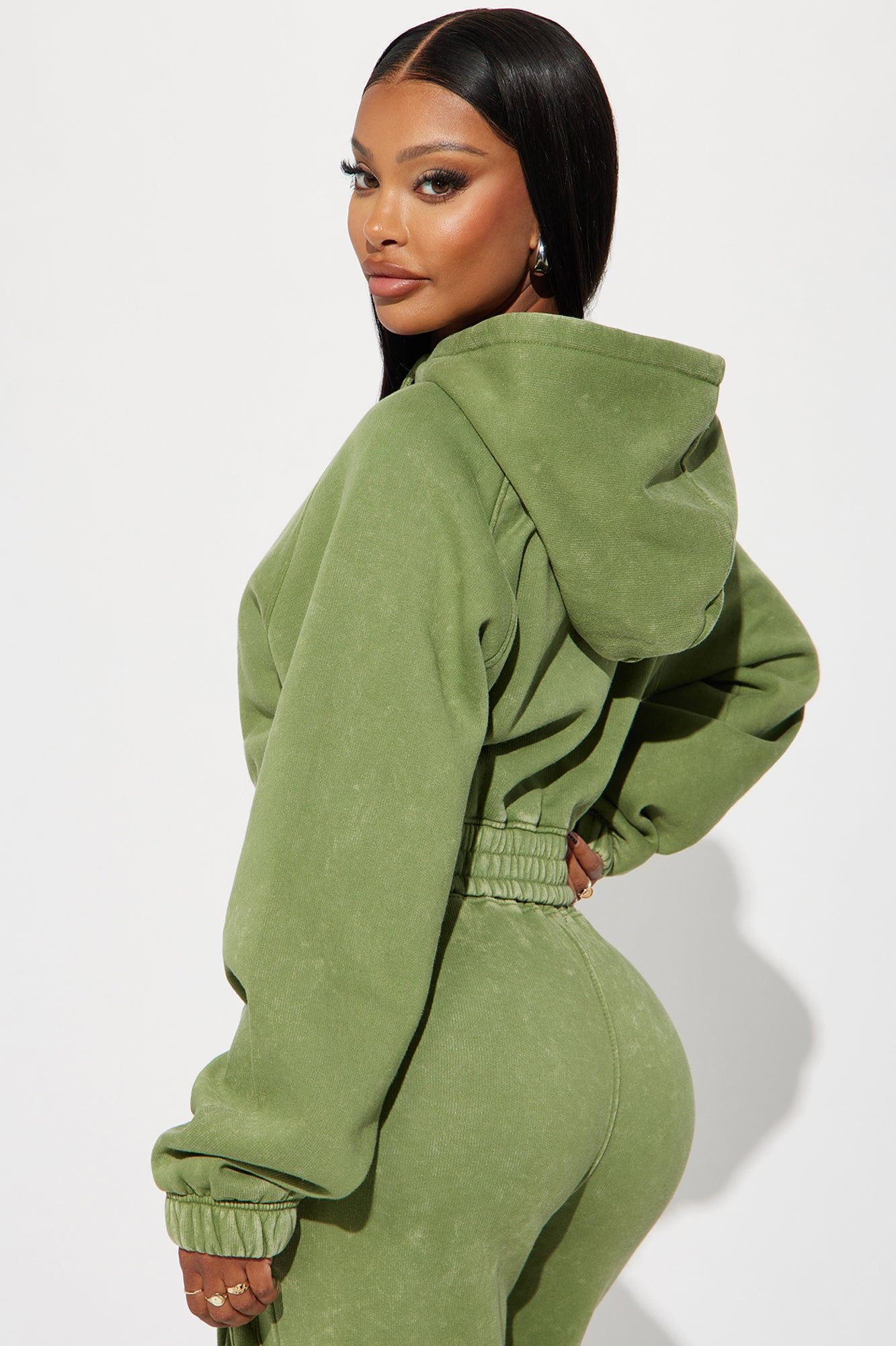 New York Vibes Washed Hoodie - Green/combo sold by Fashion Nova product image thumbnail 4