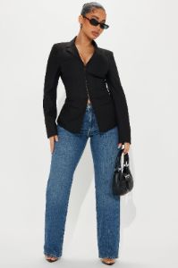 All Body Corset Blazer - Black sold by Fashion Nova