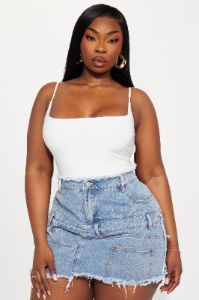 The Moment Backless Bodysuit - Ivory sold by Fashion Nova