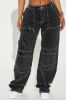 Acadia Drop Waist Baggy Jeans - Black sold by Fashion Nova