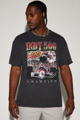 1991 Indy 500 Champion Team Racing Short Sleeve Tee - Black sold by Fashion Nova