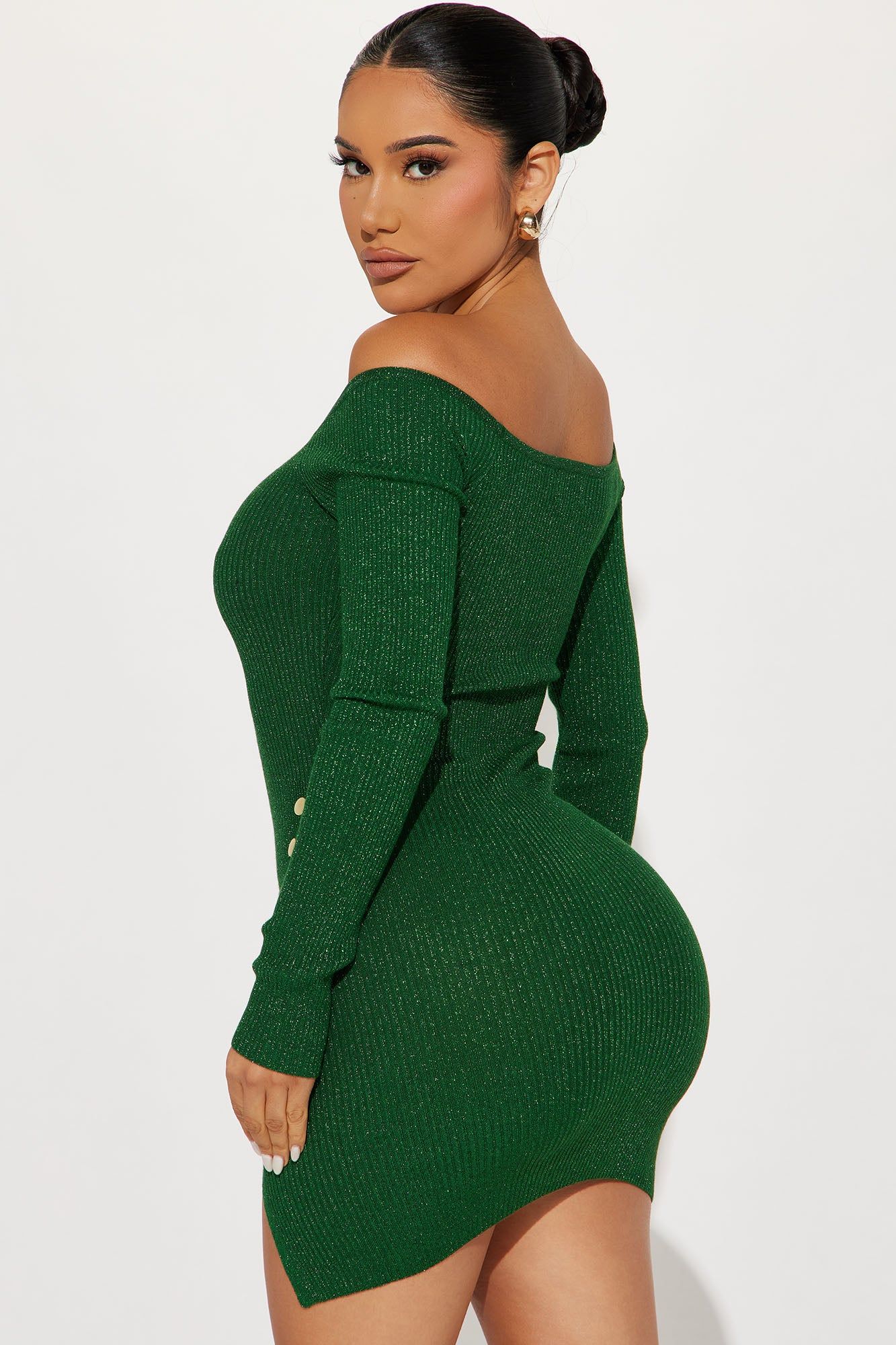 Gracie Sweater Midi Dress - Green sold by Fashion Nova product image thumbnail 3