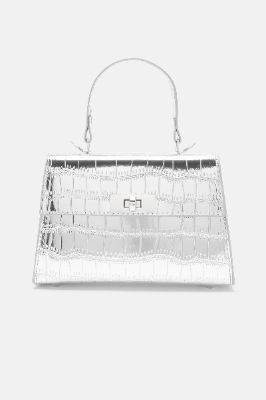 Stepping Out Later Handbag - Silver sold by Fashion Nova
