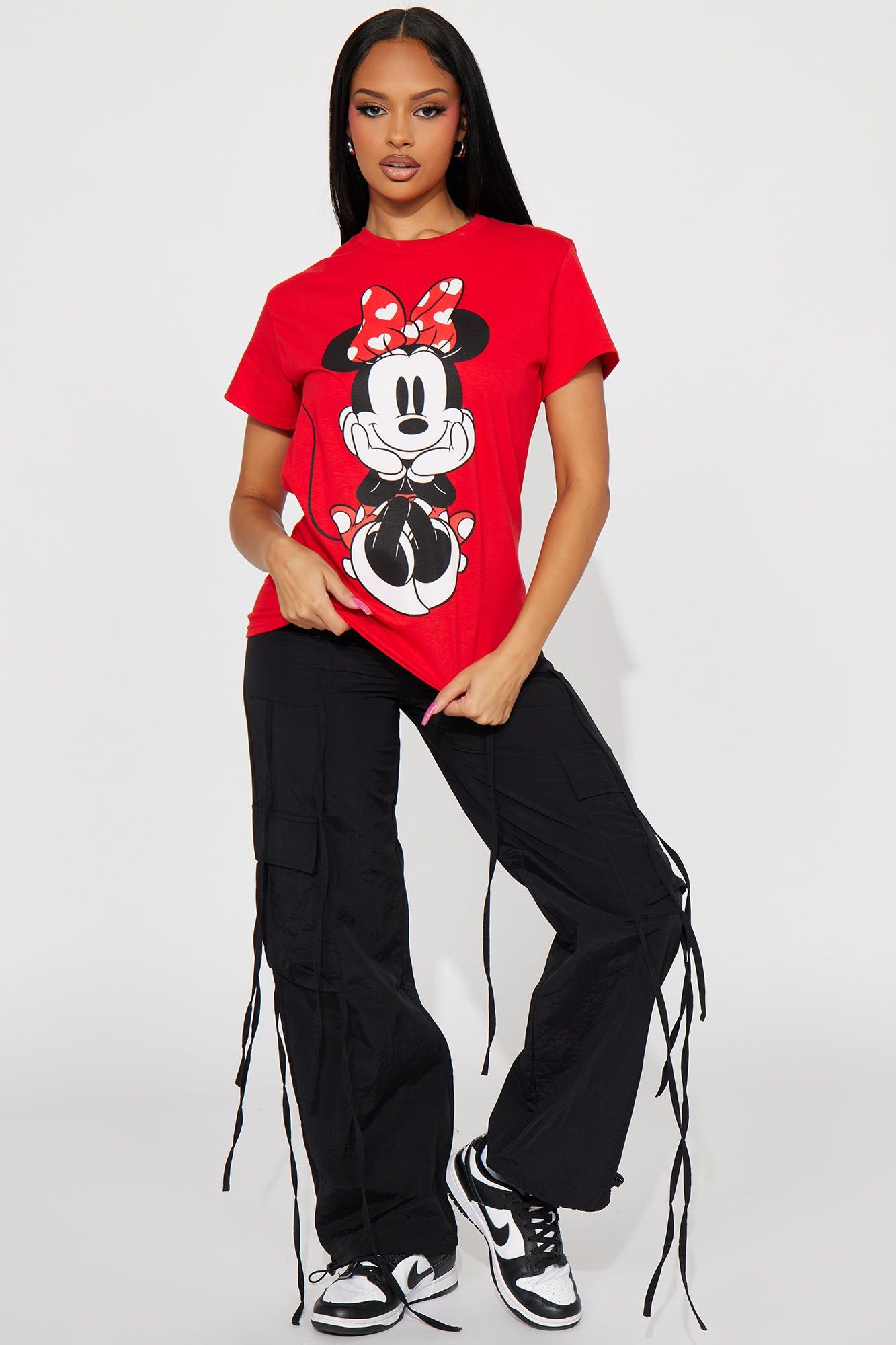 Sitting Pretty Minnie Mouse Tshirt - Red sold by Fashion Nova product image thumbnail 2
