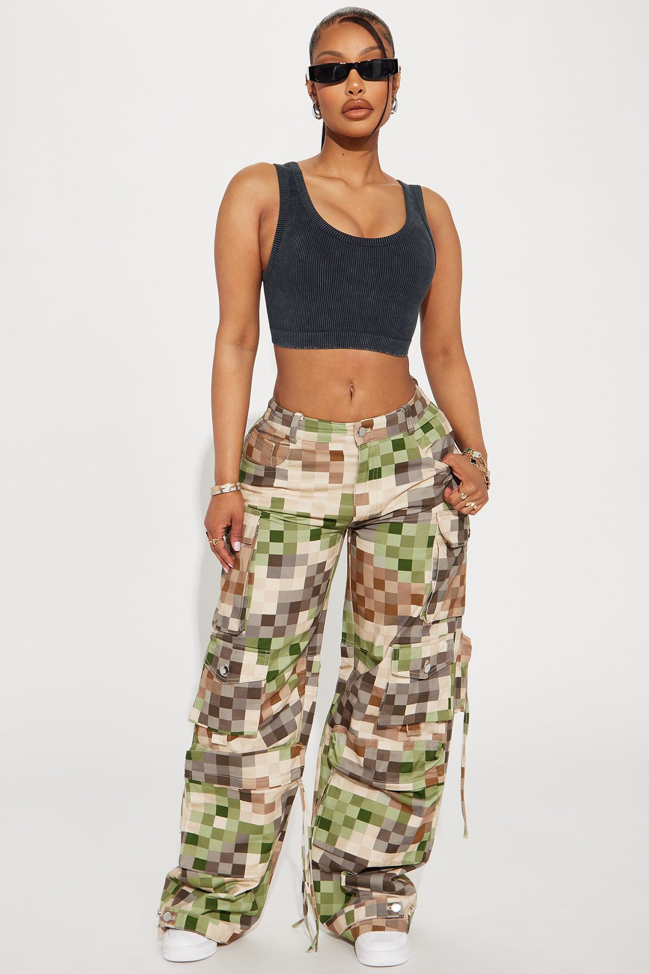 Stella Washed Crop Top - Black Wash sold by Fashion Nova product image thumbnail 2