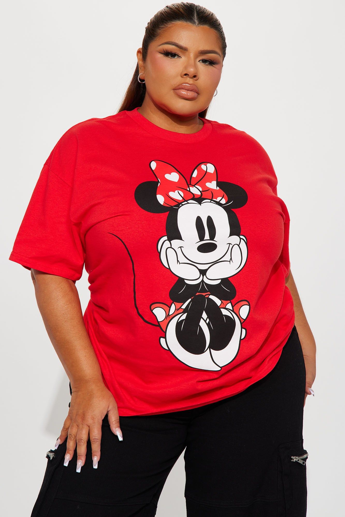 Sitting Pretty Minnie Mouse Tshirt - Red sold by Fashion Nova product image thumbnail 4