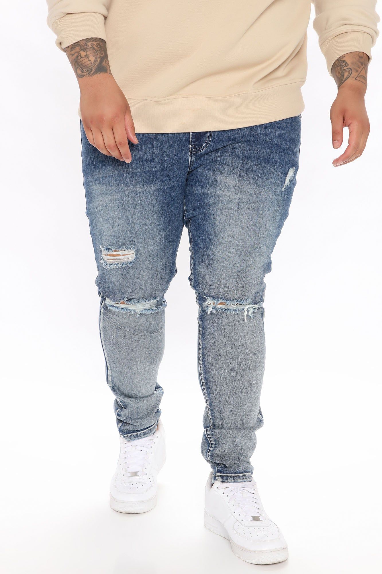 Lucas Skinny Jeans - Medium Wash sold by Fashion Nova product image thumbnail 2