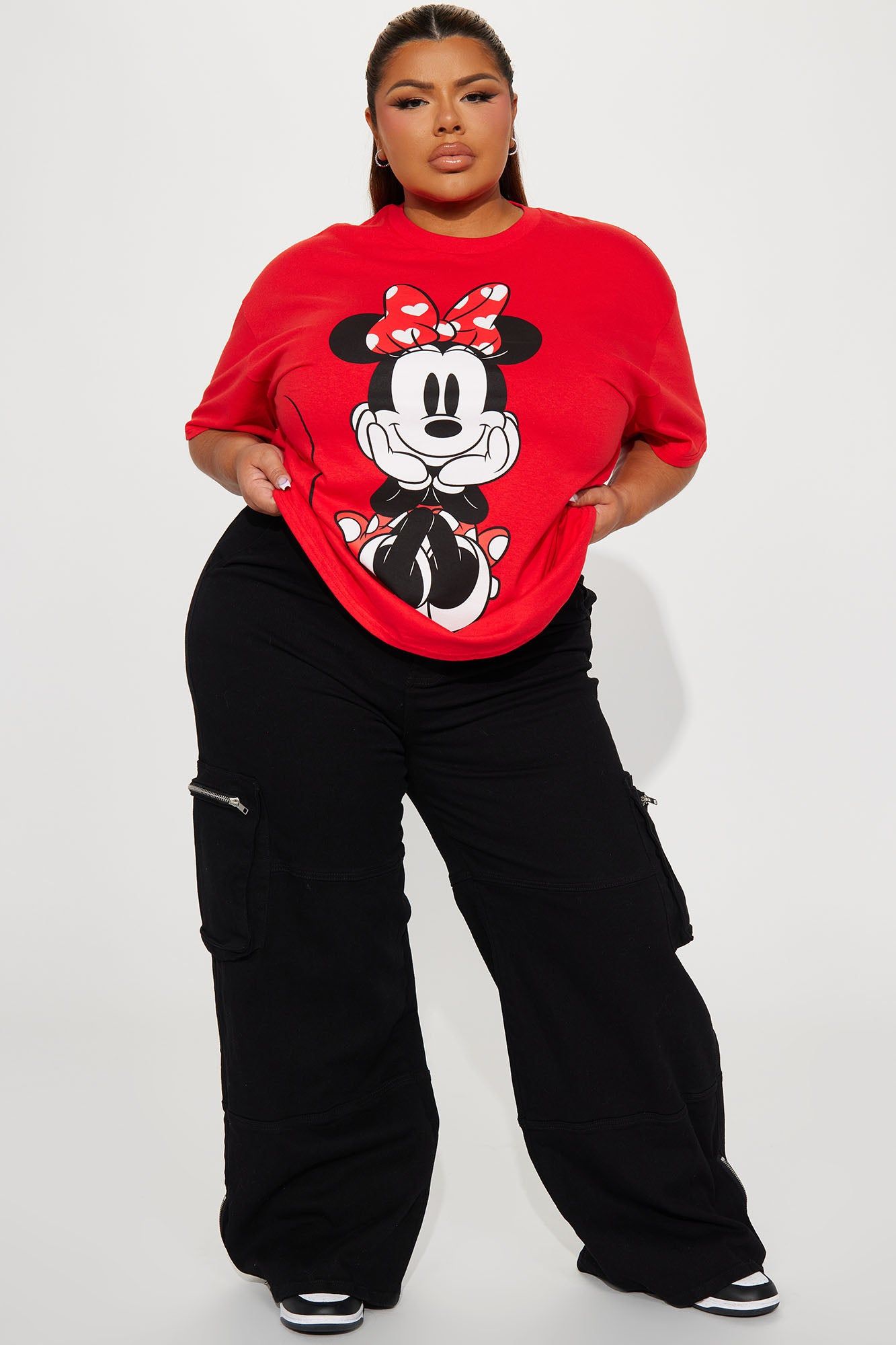 Sitting Pretty Minnie Mouse Tshirt - Red sold by Fashion Nova product image thumbnail 5