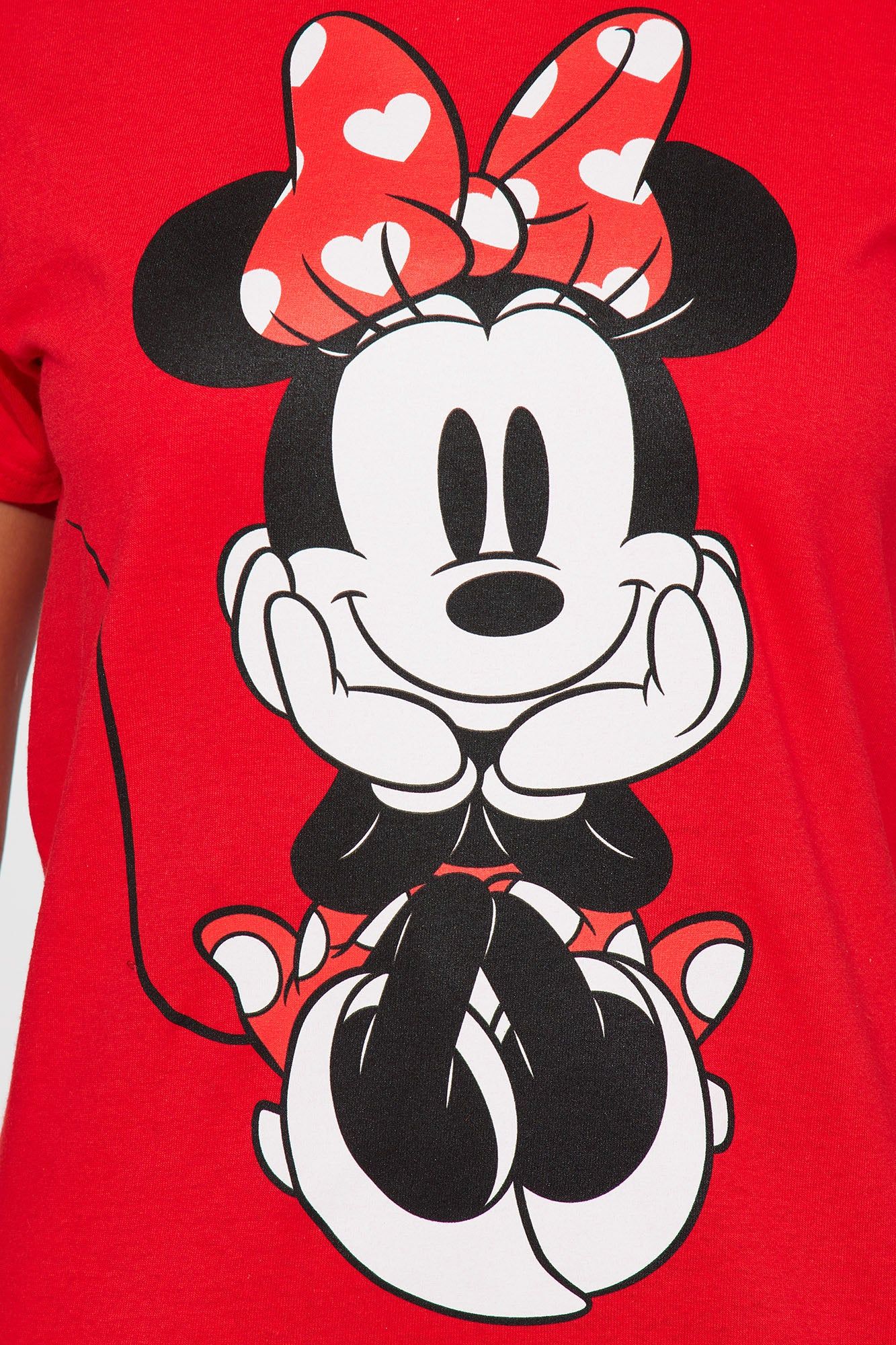 Sitting Pretty Minnie Mouse Tshirt - Red sold by Fashion Nova product image thumbnail 3