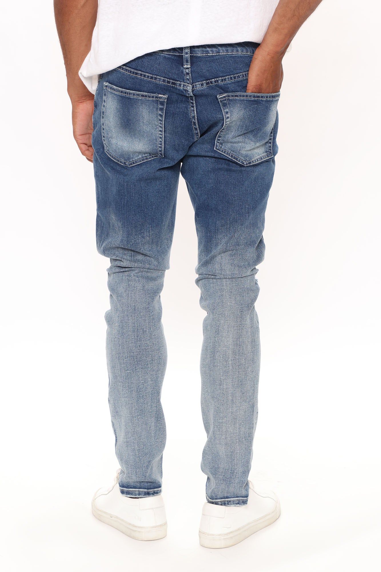 Lucas Skinny Jeans - Medium Wash sold by Fashion Nova product image thumbnail 4