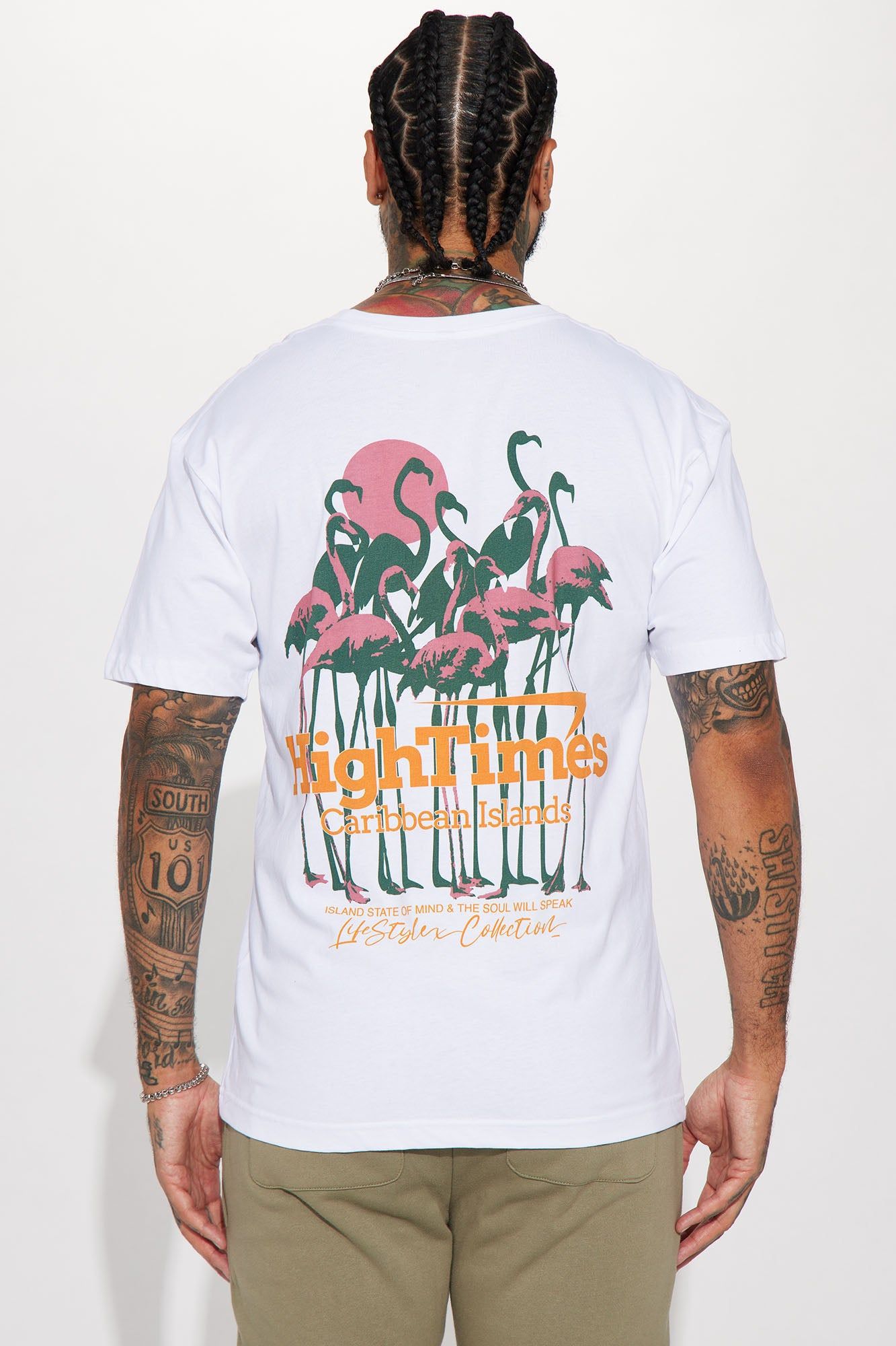 High Times Short Sleeve Tee - White sold by Fashion Nova