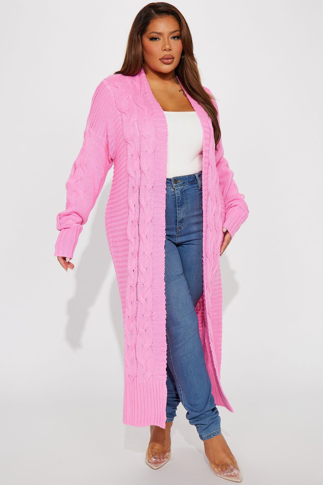 Aneria Cardigan - Pink sold by Fashion Nova