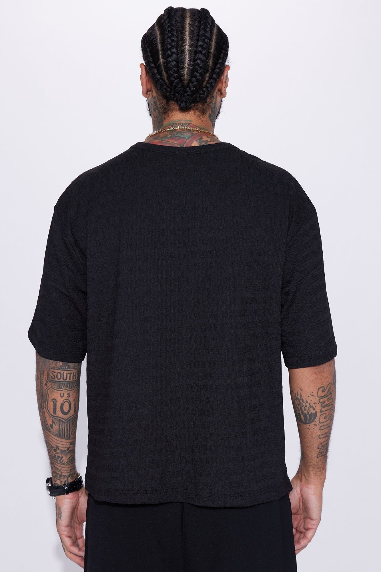 Boca Short Sleeve Tee - Black sold by Fashion Nova product image thumbnail 4
