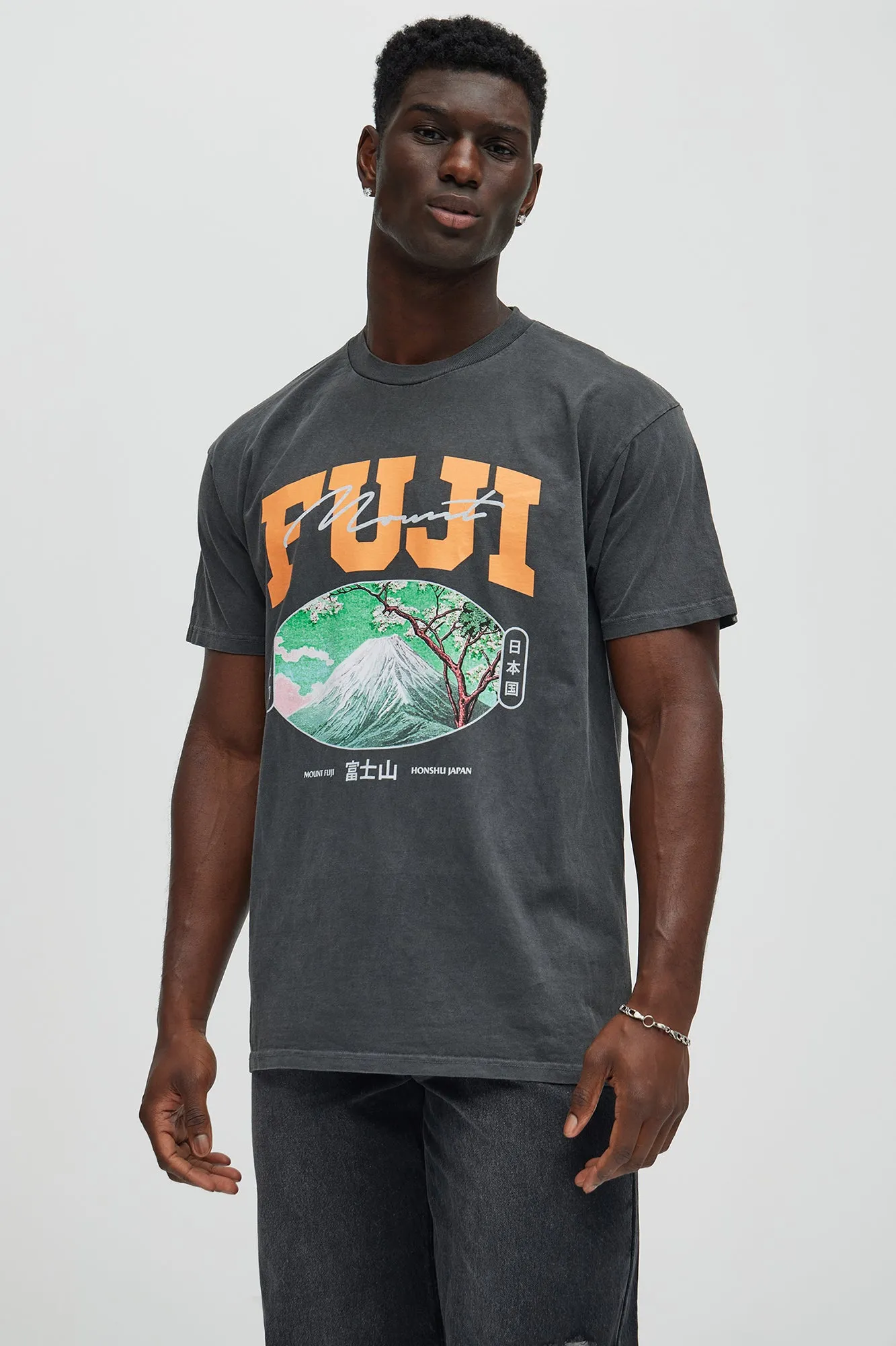 Mount Fuji Vintage Short Sleeve Tee - Black sold by Fashion Nova product image thumbnail 2