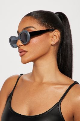 Hollywood Girl Sunglasses - Grey sold by Fashion Nova