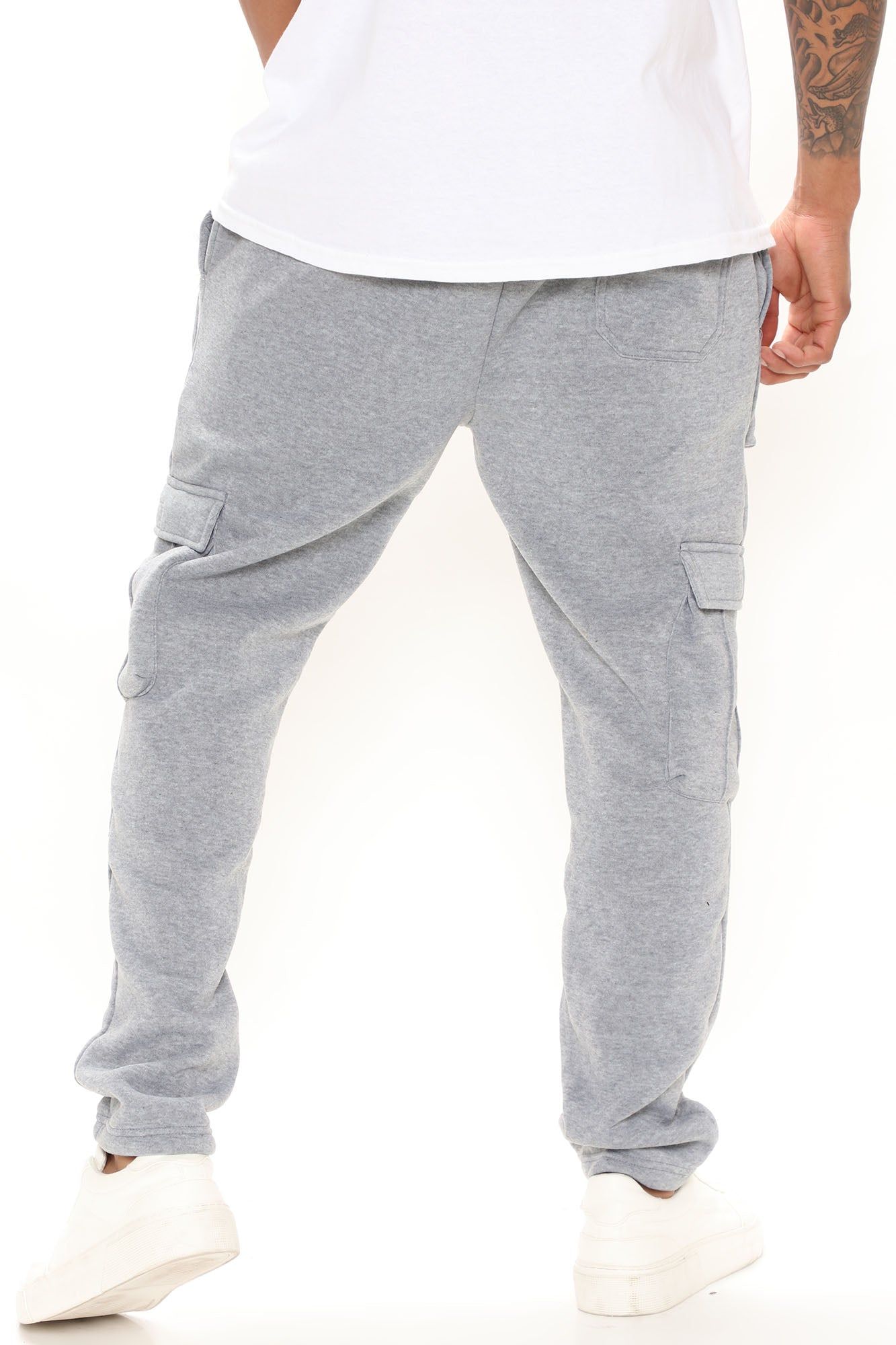 Big Chillin Cargo Joggers - Grey sold by Fashion Nova product image thumbnail 5