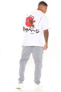 Big Chillin Cargo Joggers - Grey sold by Fashion Nova