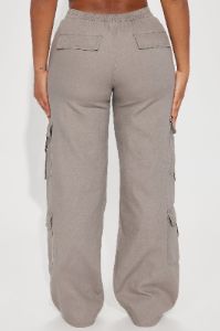 Your Daily Cargo Pant - Grey sold by Fashion Nova
