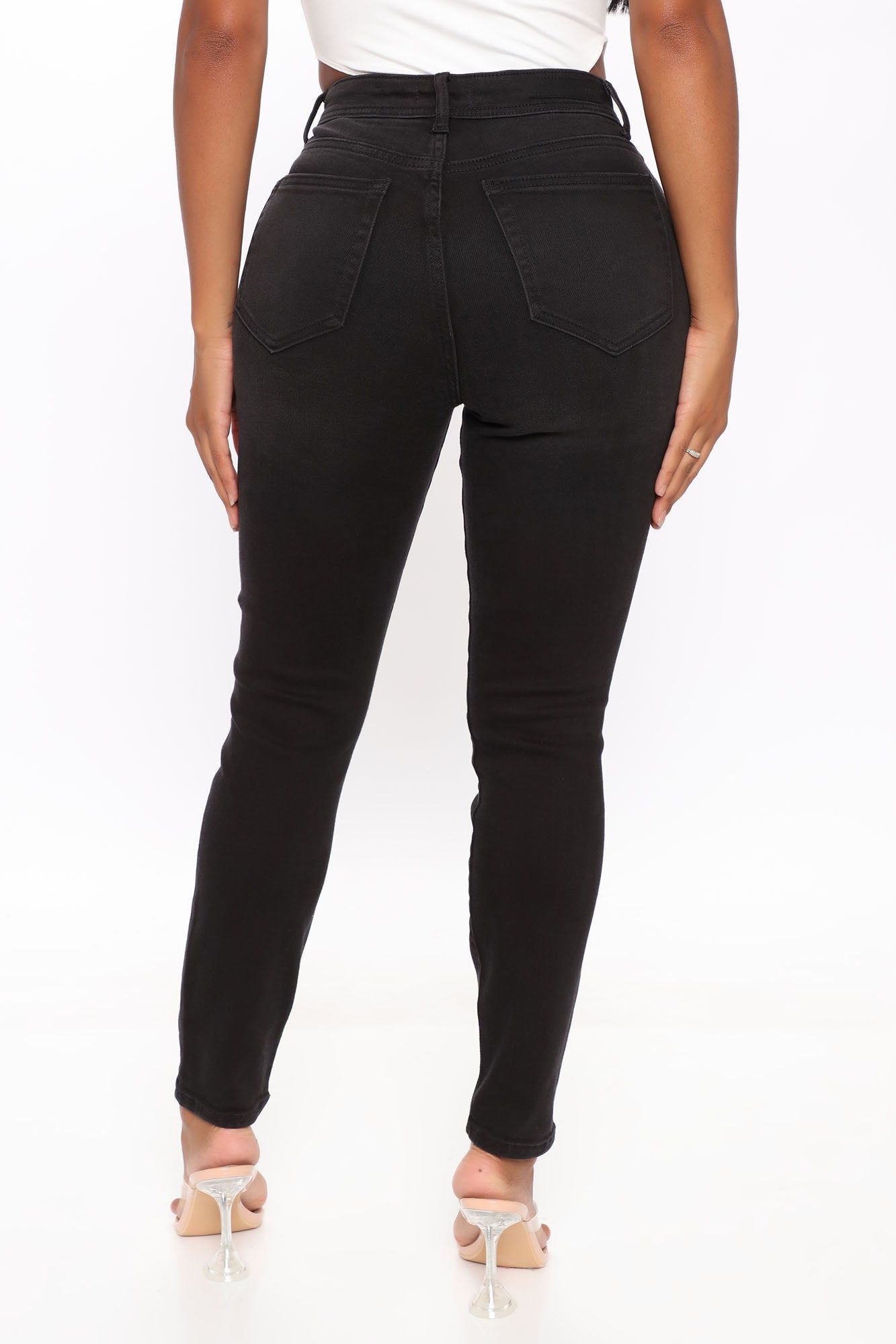 Tonight's The Night Skinny Jeans - Black sold by Fashion Nova product image thumbnail 4