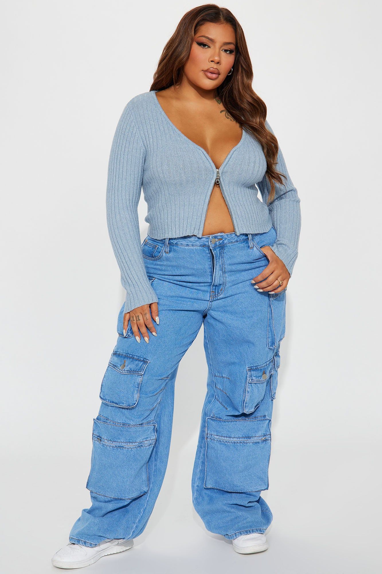 Girls Day Out Sweater - Light Blue sold by Fashion Nova product image thumbnail 5