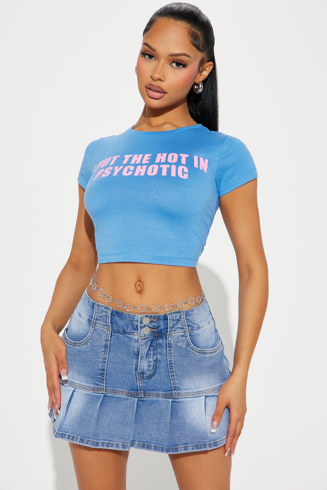 Worth Keeping Floral Chain Belt - Silver sold by Fashion Nova product image thumbnail 2