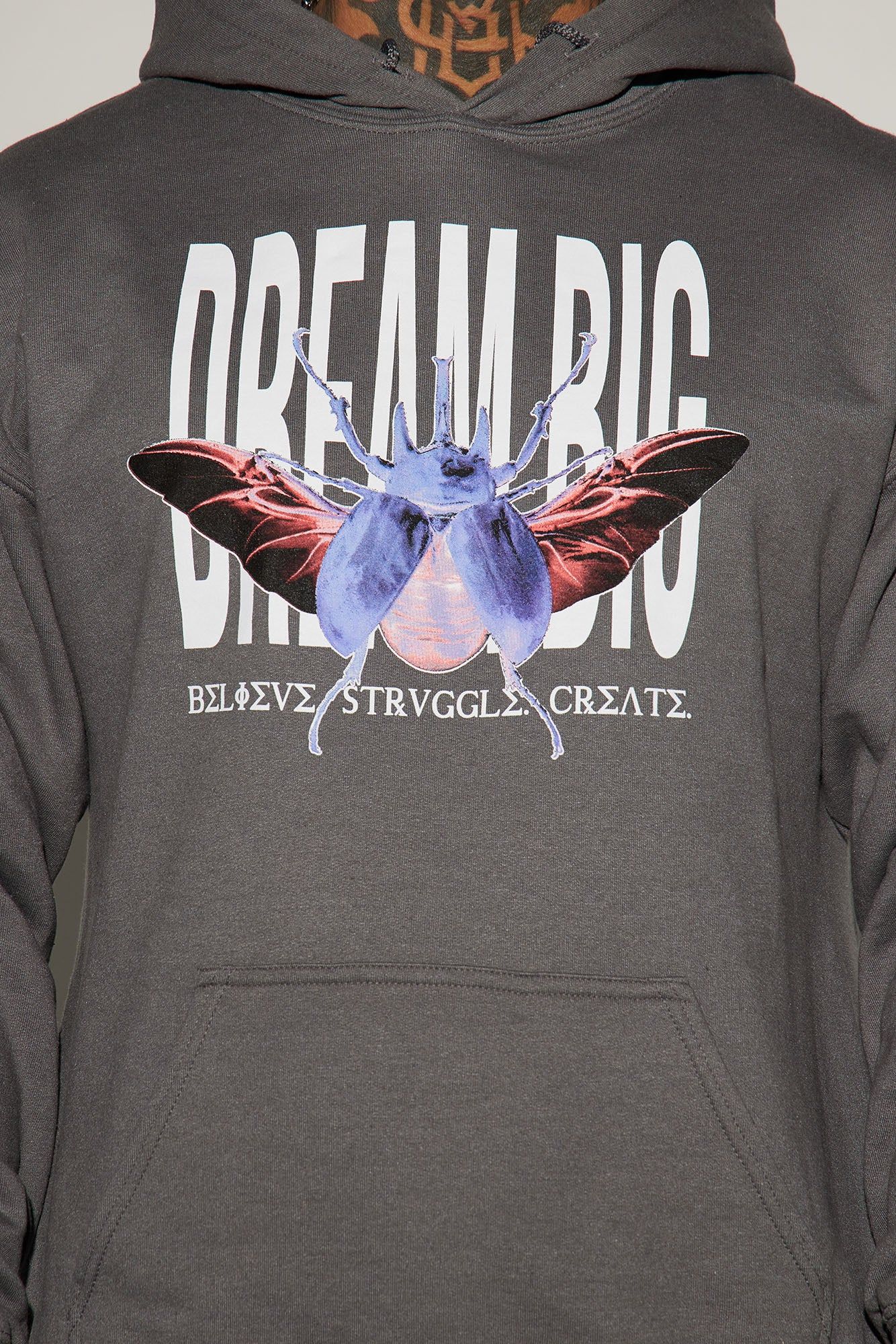Dream Big Hoodie - Charcoal sold by Fashion Nova product image thumbnail 3