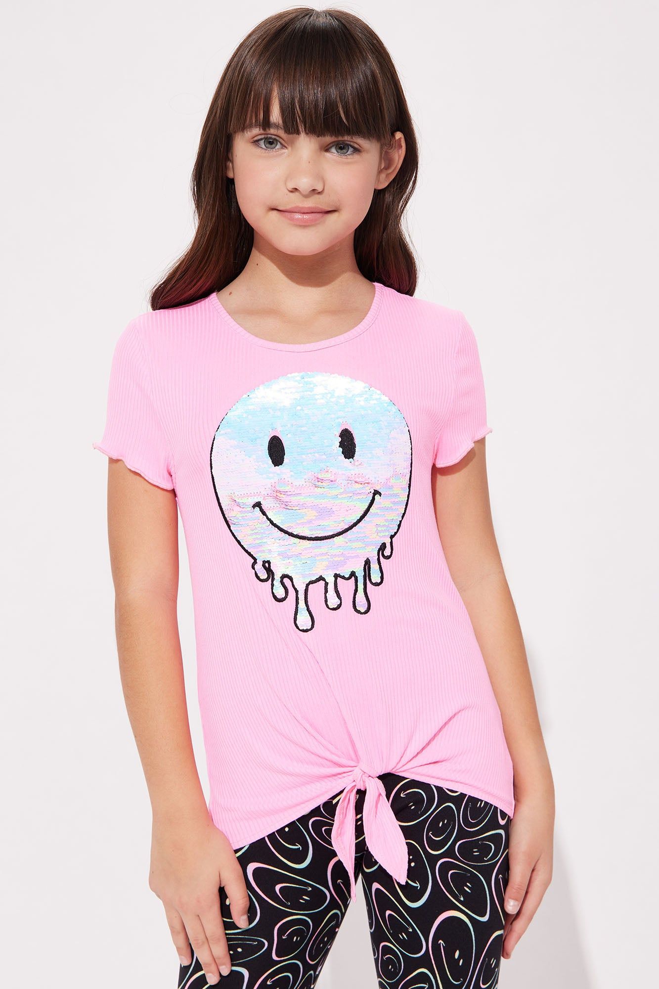 Mini Smile At Me Sequins Legging Set - Black/Pink sold by Fashion Nova product image thumbnail 3