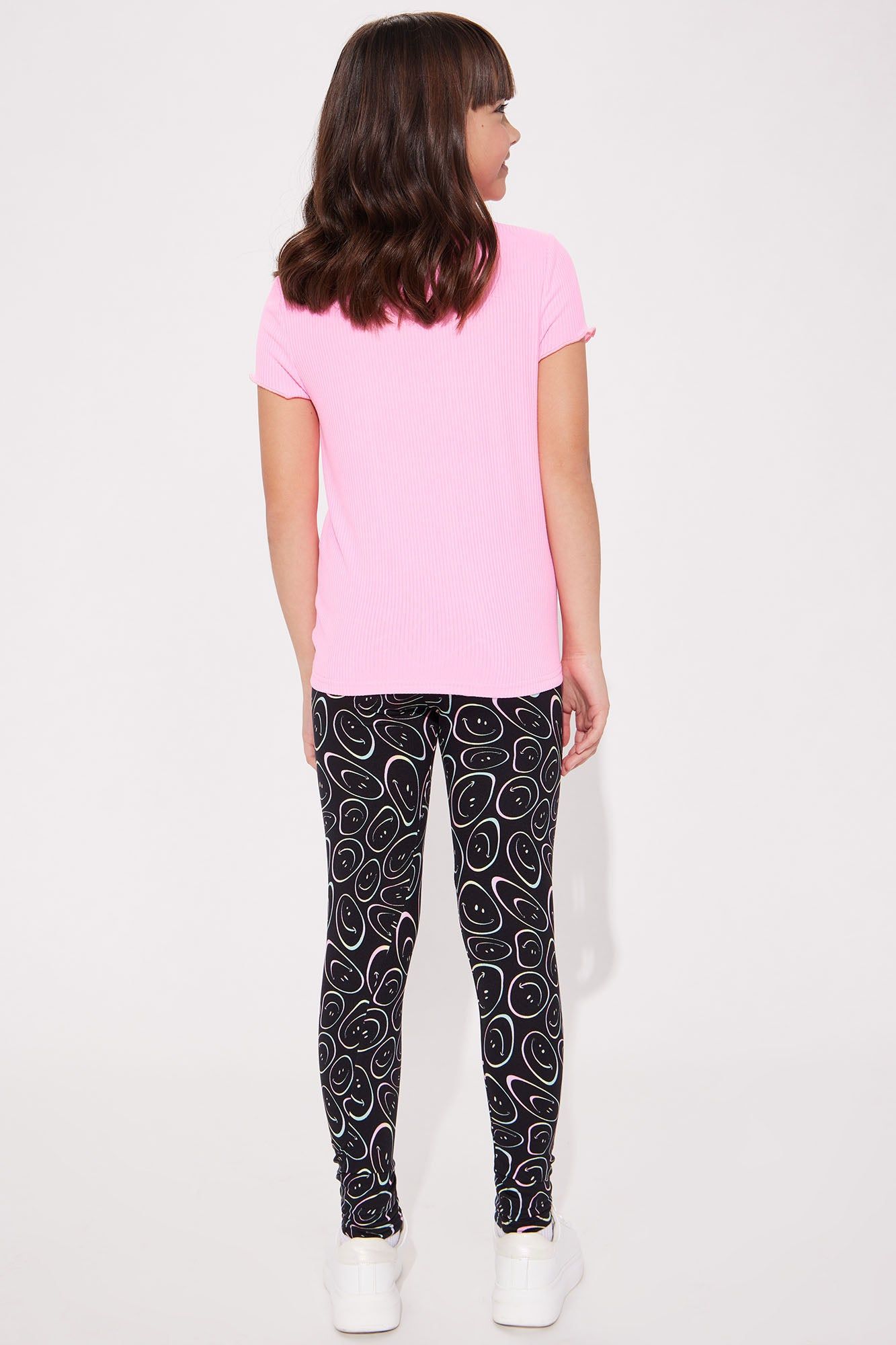 Mini Smile At Me Sequins Legging Set - Black/Pink sold by Fashion Nova product image thumbnail 4