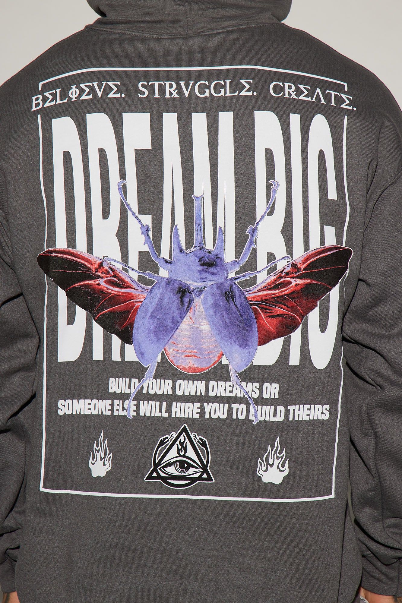 Dream Big Hoodie - Charcoal sold by Fashion Nova product image thumbnail 5