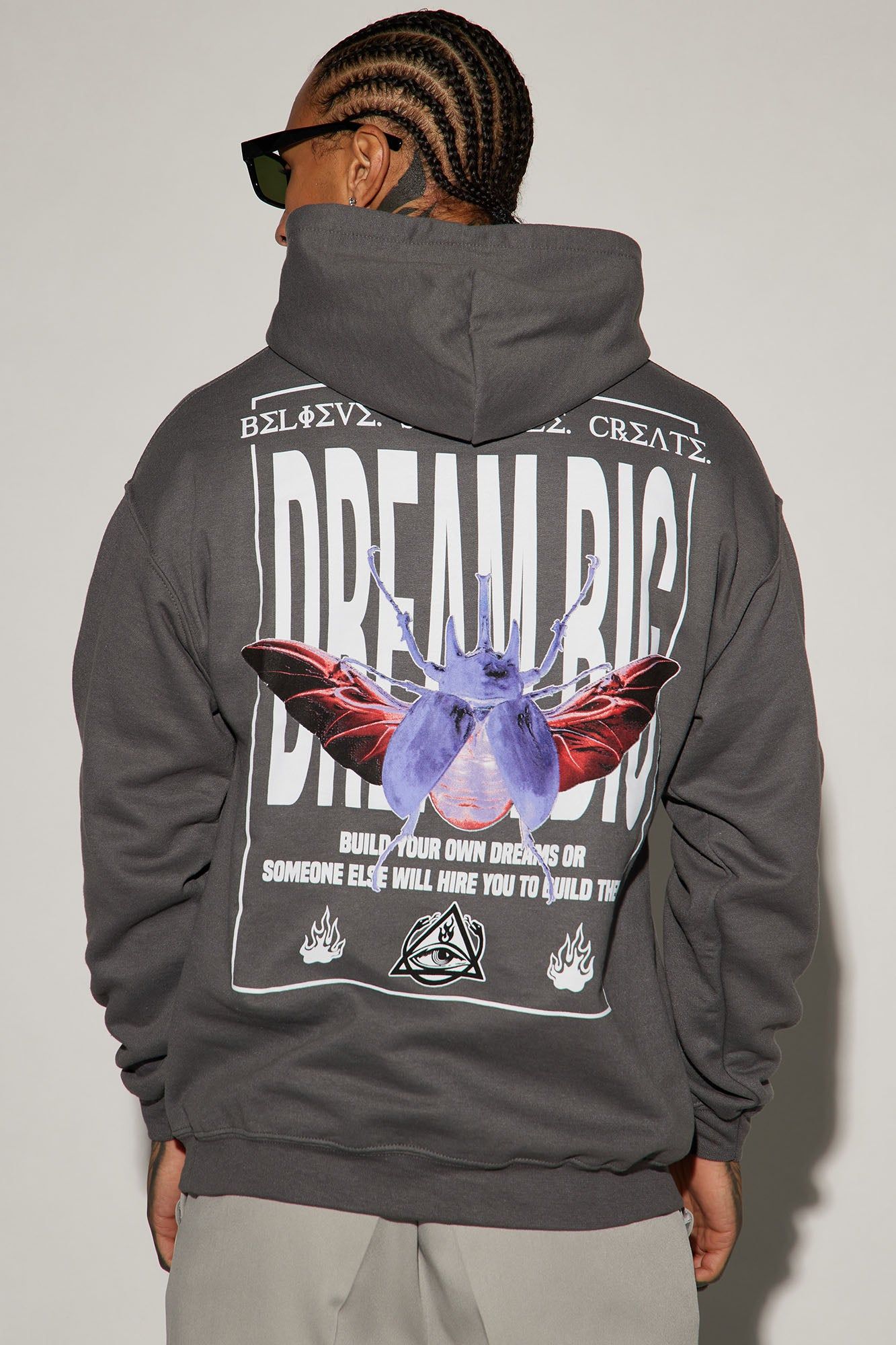 Dream Big Hoodie - Charcoal sold by Fashion Nova product image thumbnail 4