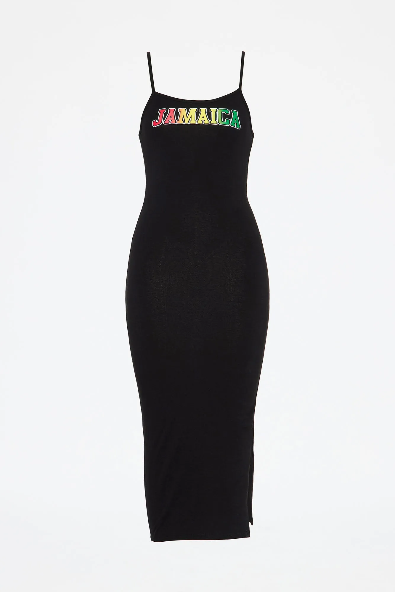 Made In Jamaica Midi Tank Dress - Black sold by Fashion Nova product image thumbnail 4