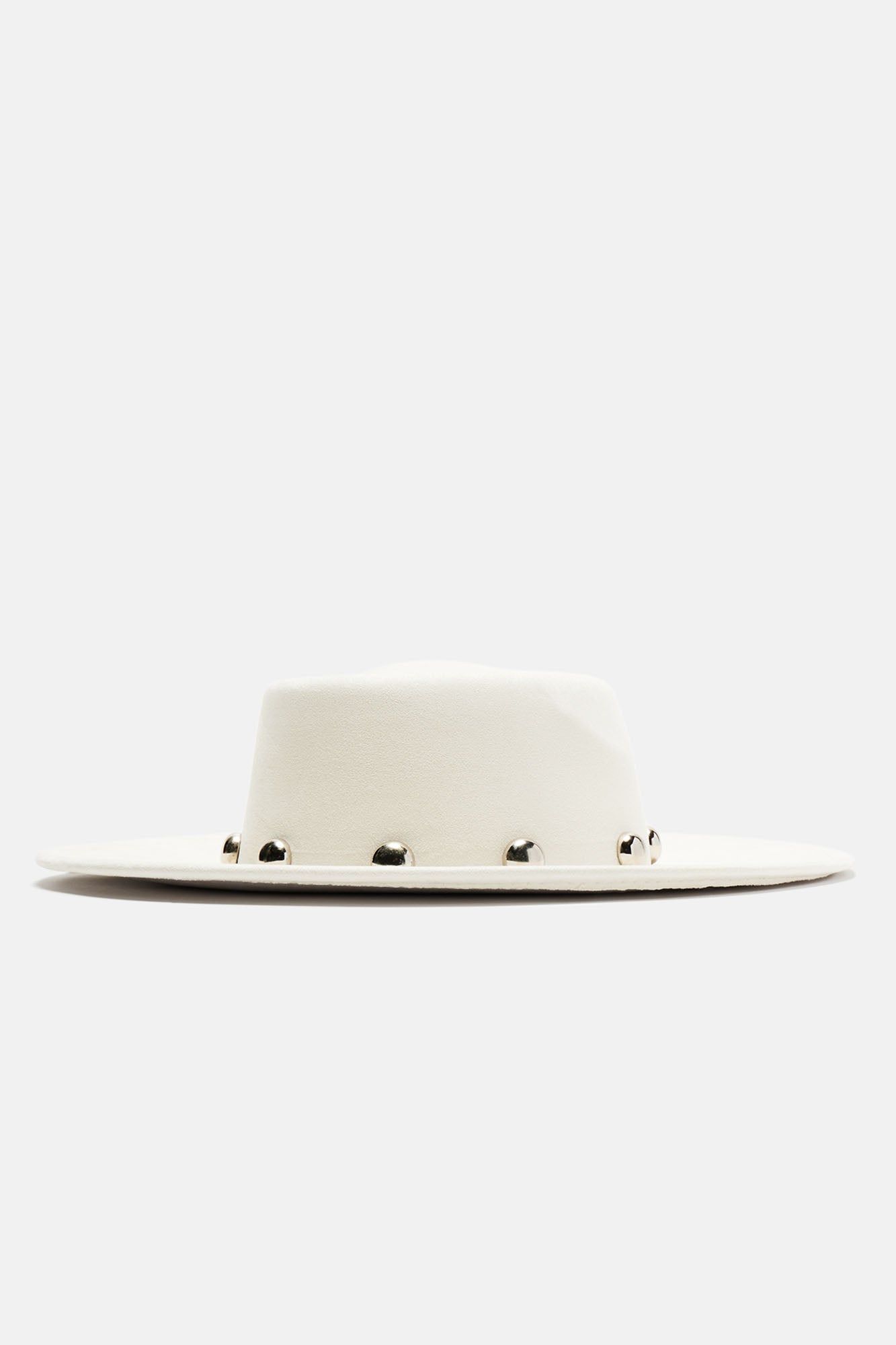 Wicked Woman Fedora Hat - Cream/combo sold by Fashion Nova product image thumbnail 2