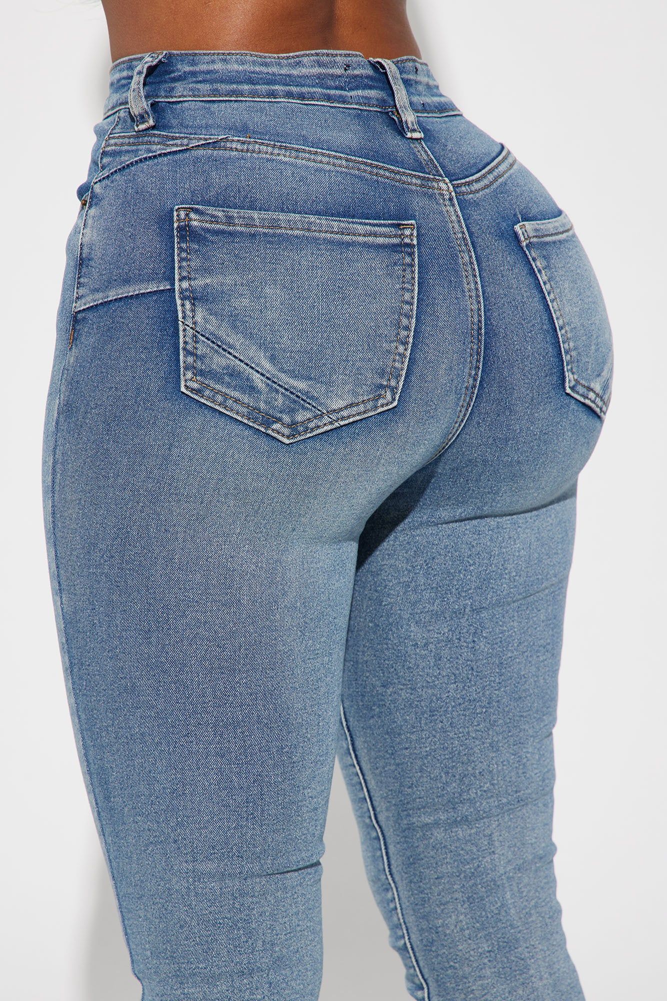 Gemma Sculpting Stretch Flare Jeans - Vintage Wash sold by Fashion Nova product image thumbnail 4