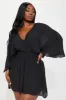 Shayna Cover Up Dress - Black sold by Fashion Nova