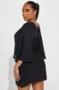 Shayna Cover Up Dress - Black sold by Fashion Nova