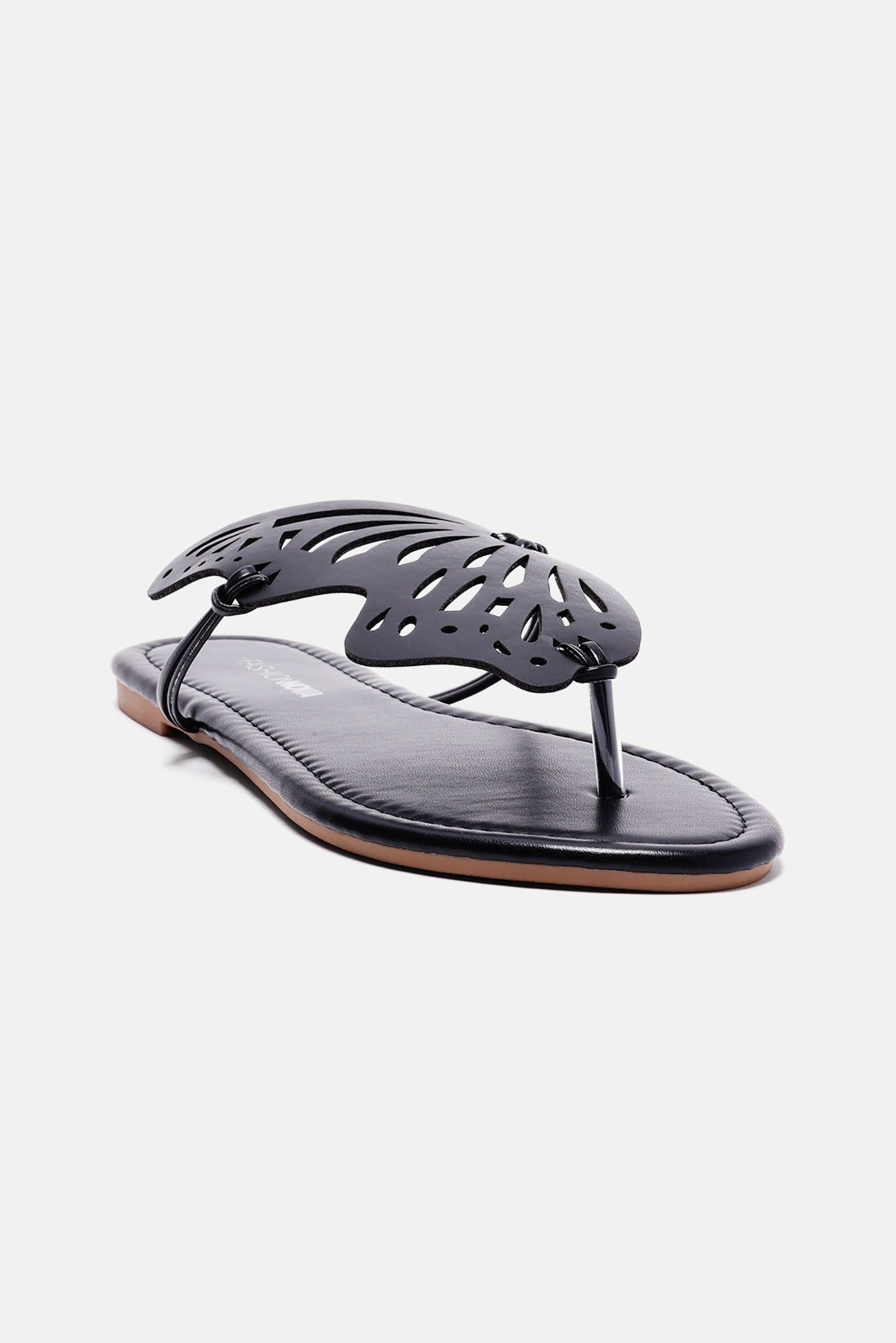Butterfly Season Flip Flops - Black sold by Fashion Nova product image thumbnail 2