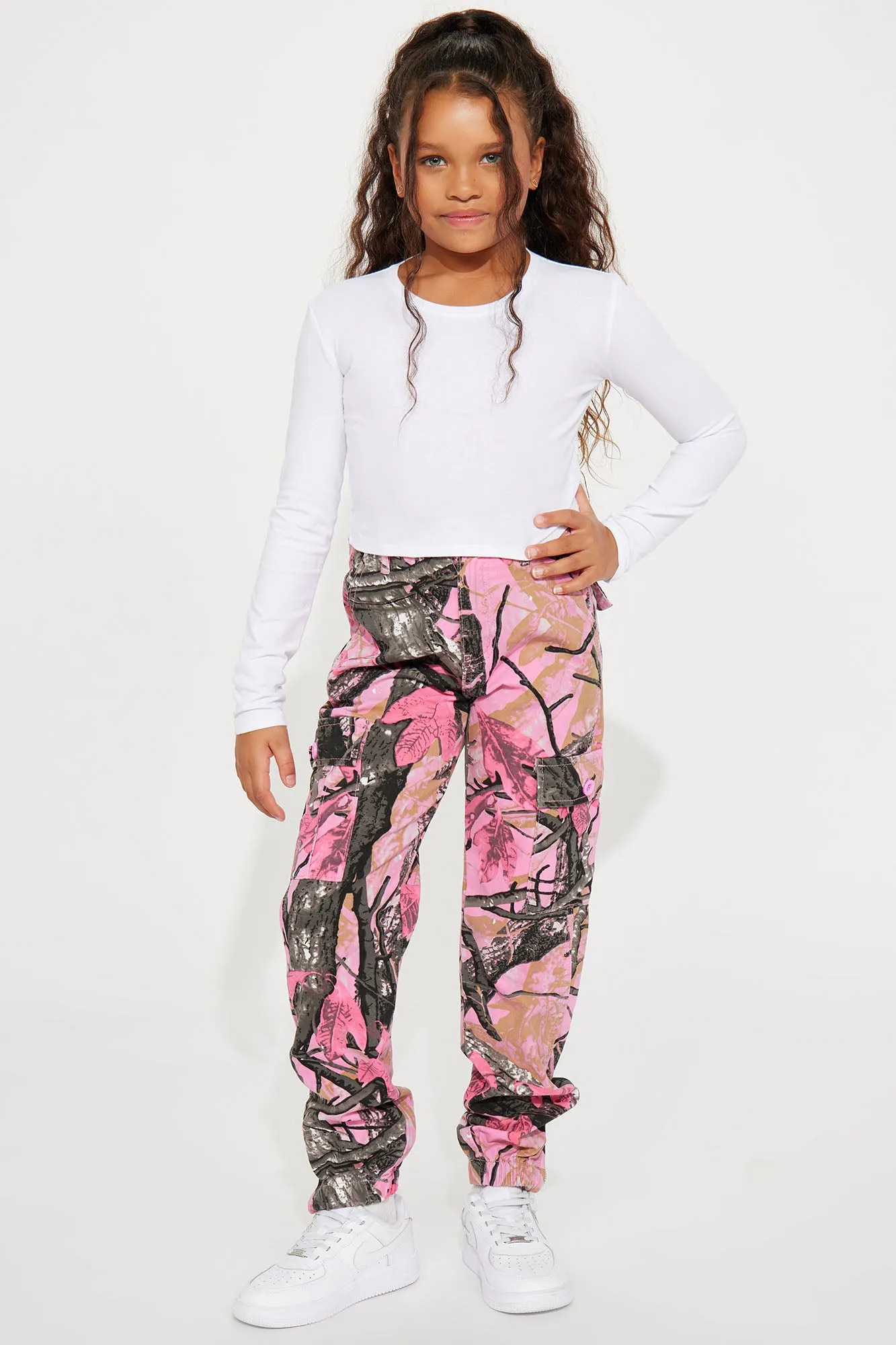 Mini Created Perfectly Cadet Rylee Jogger Pant - Pink/combo sold by Fashion Nova
