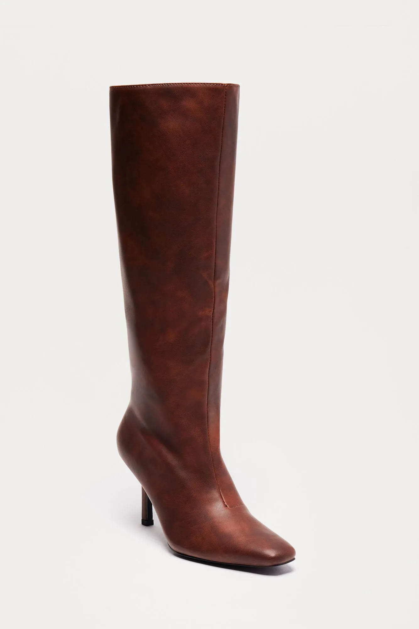 Skye Knee High Boots - Brown/combo sold by Fashion Nova product image thumbnail 3