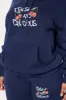 Fresh And Juicy Fleece Jogger Set - Navy sold by Fashion Nova