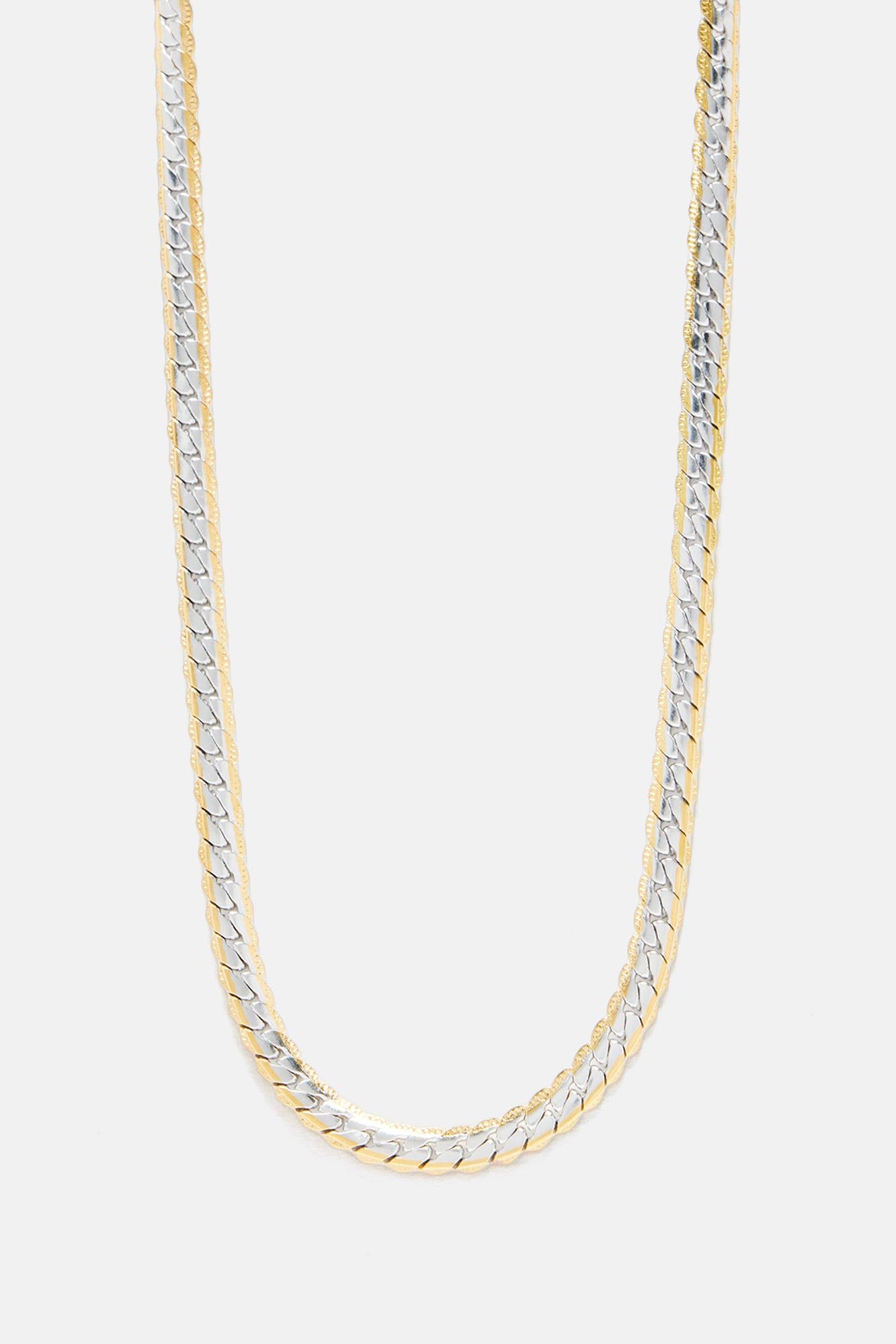 Champagne Problems Necklace - Gold/combo sold by Fashion Nova product image thumbnail 3