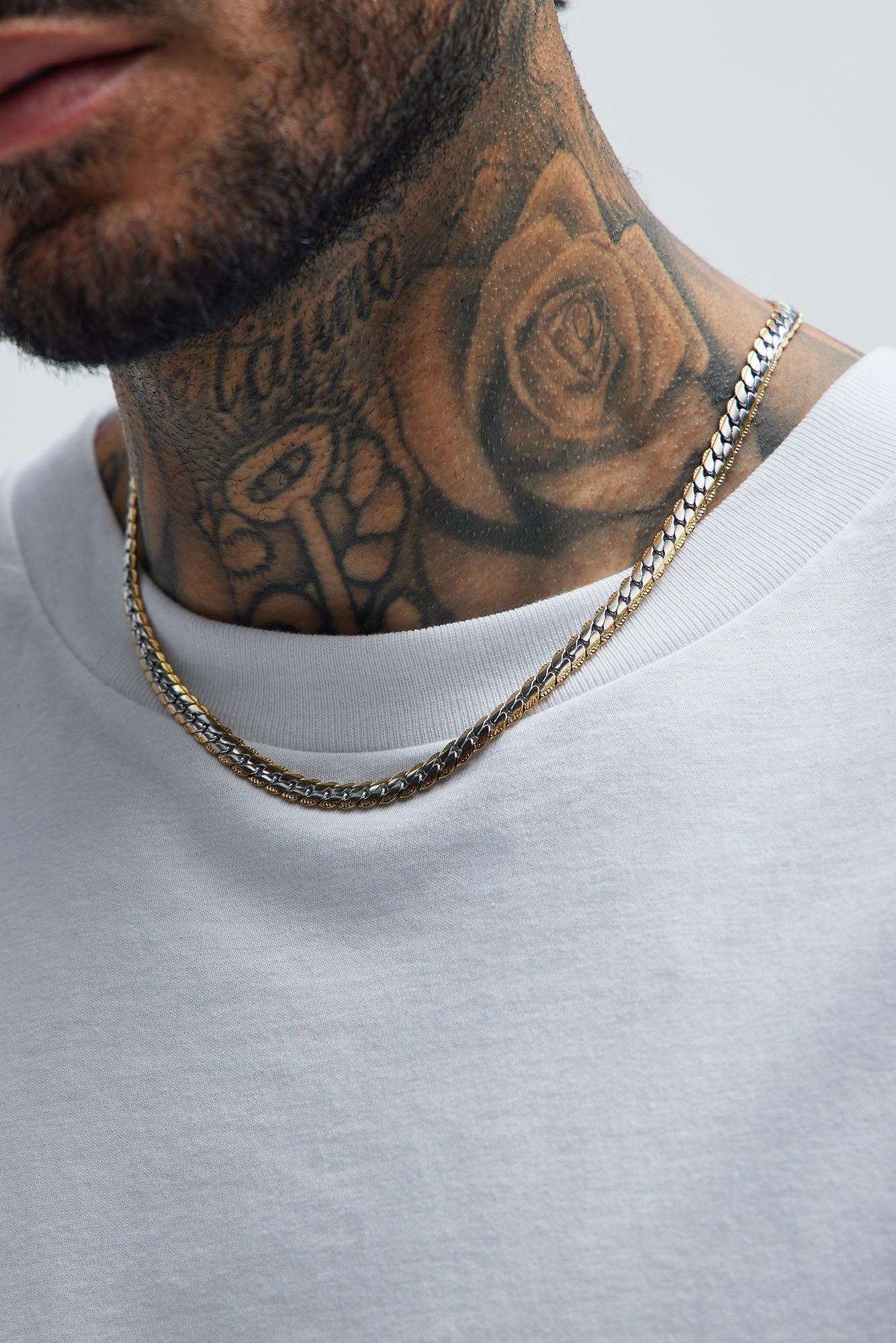 Champagne Problems Necklace - Gold/combo sold by Fashion Nova