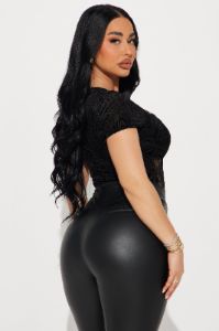 So Over You Bodysuit - Black sold by Fashion Nova