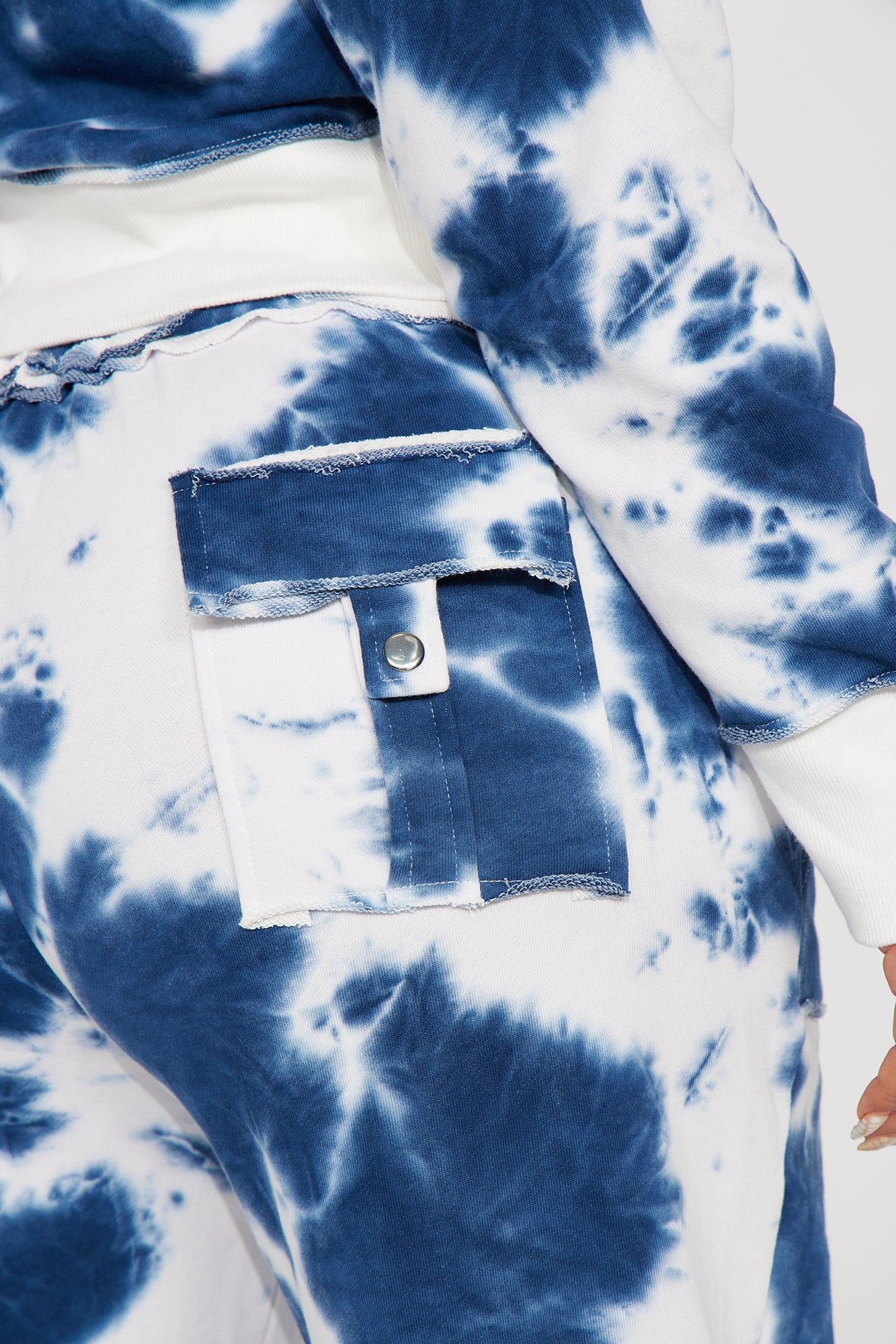 Throwback Tie Dye Jogger Set - Navy sold by Fashion Nova product image thumbnail 6